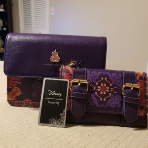 Loungefly Aladdin Carpet Bag and Wallet